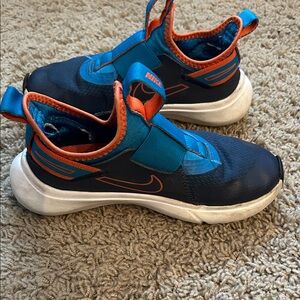 Nike Kids Navy and Orange Sneakers